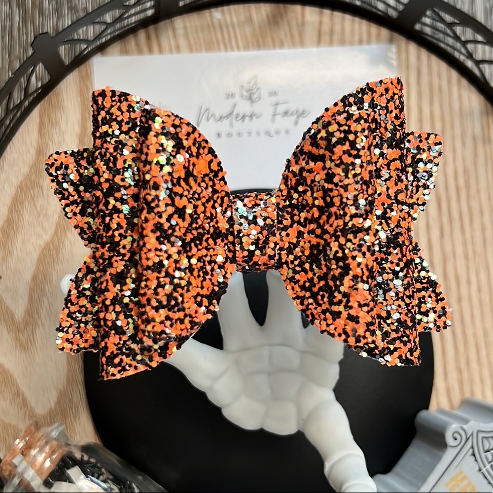 Glitter Hair Bow
